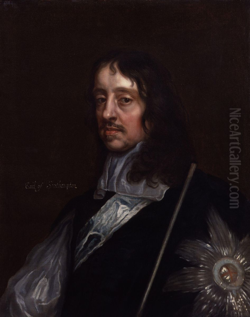 Thomas Wriothesley, 4th Earl of Southampton Oil Painting by Peter Lely