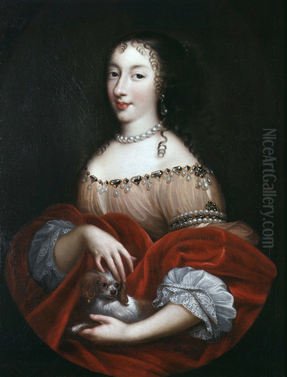 Henrietta Anne, Duchess of Orleans Oil Painting by Pierre Mignard I