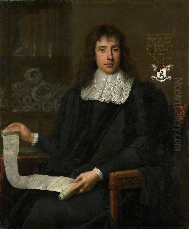 George Jeffreys, 1st Baron Jeffreys of Wem Oil Painting by John Michael Wright