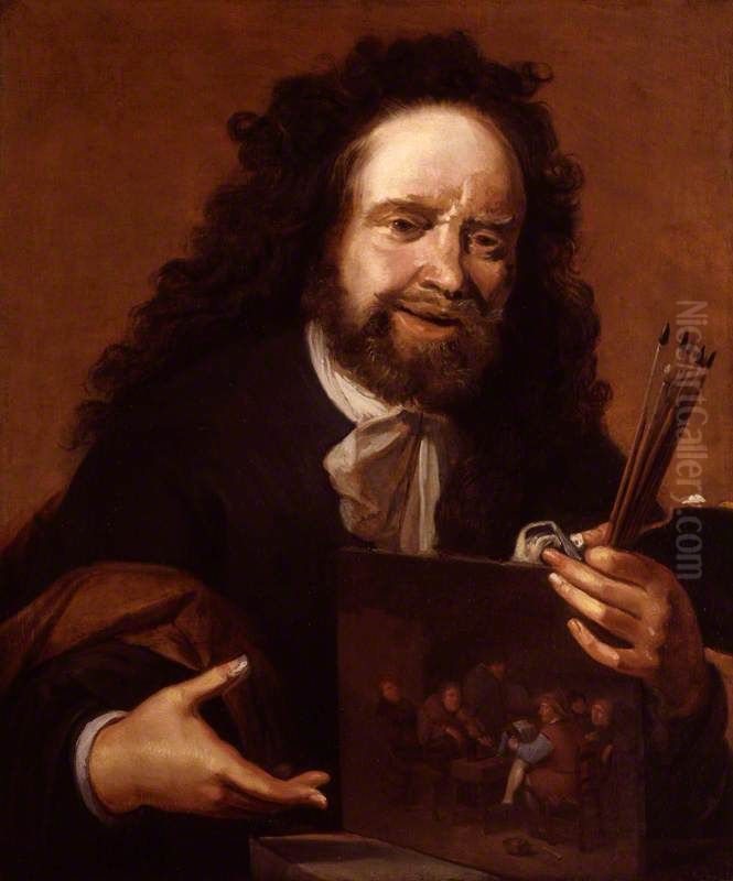 Portrait of Egbert van Heemskerck I Oil Painting by Egbert Van Heemskerck