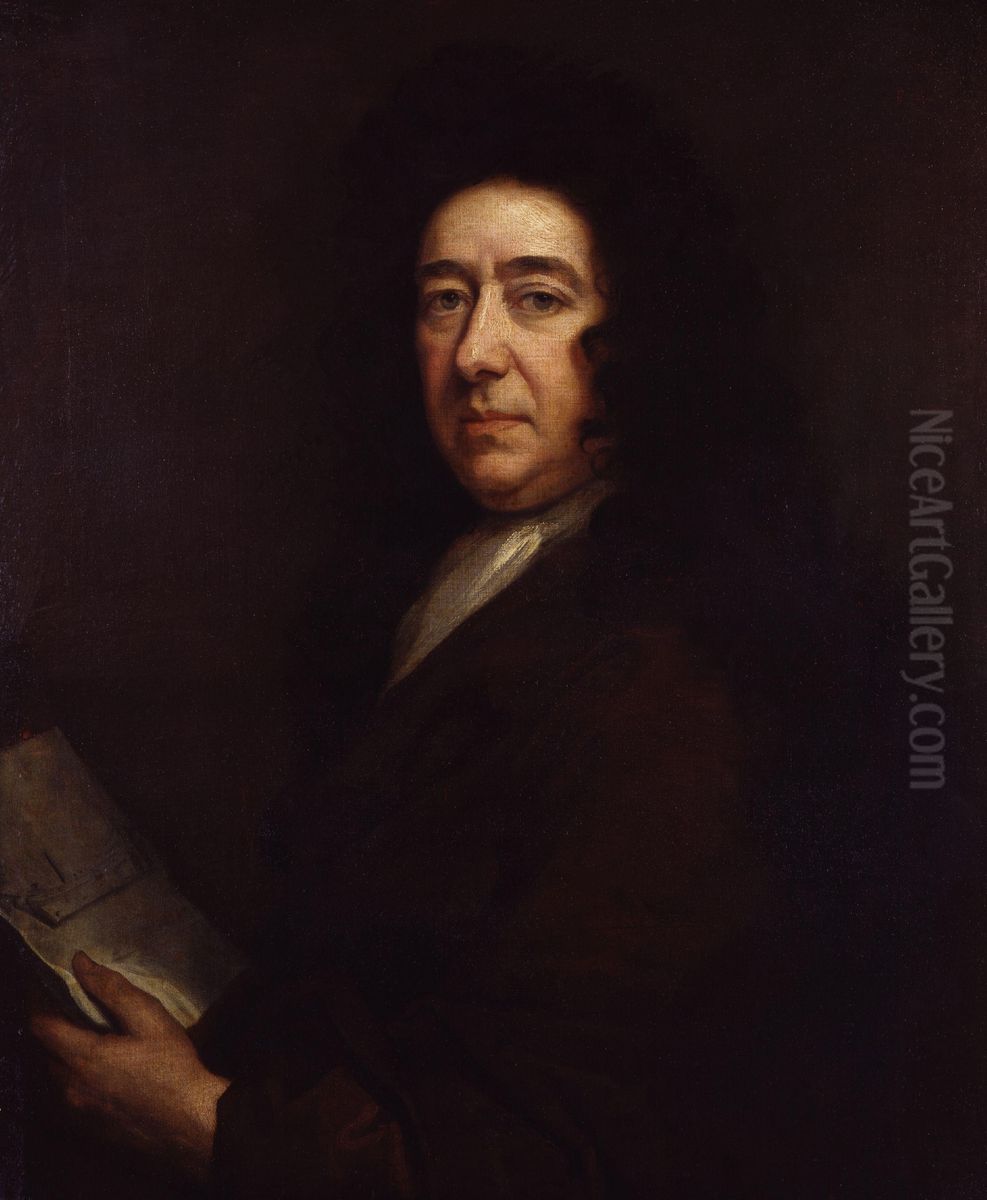 Sir Anthony Deane Oil Painting by Godfrey Kneller