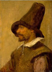Man wearing a pointed hat