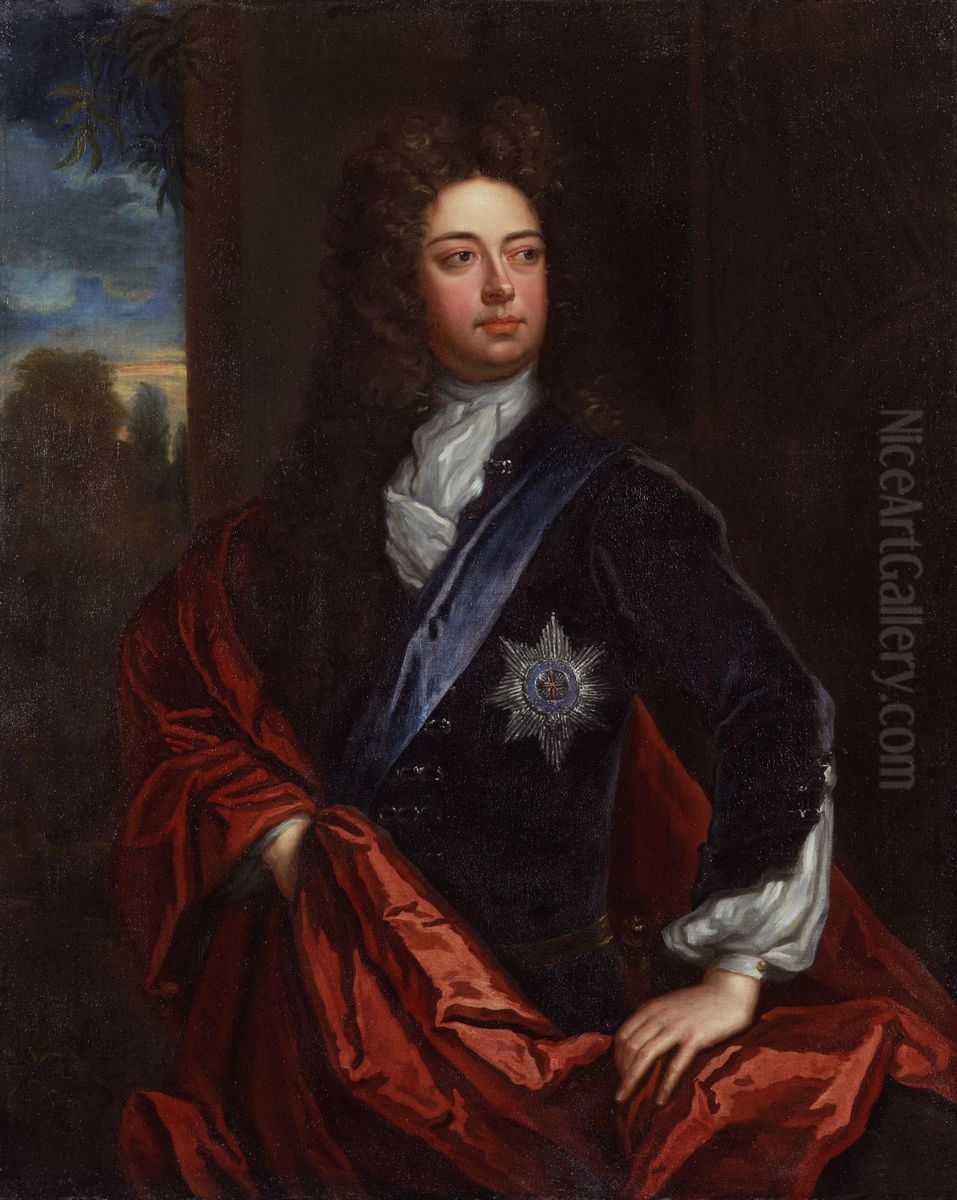 John Churchill, 1st Duke of Marlborough Oil Painting by Godfrey Kneller