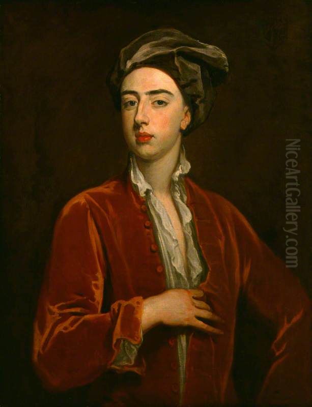 Portrait of Charles FitzRoy, 2nd Duke of Grafton (1683-1757) Oil Painting by Godfrey Kneller
