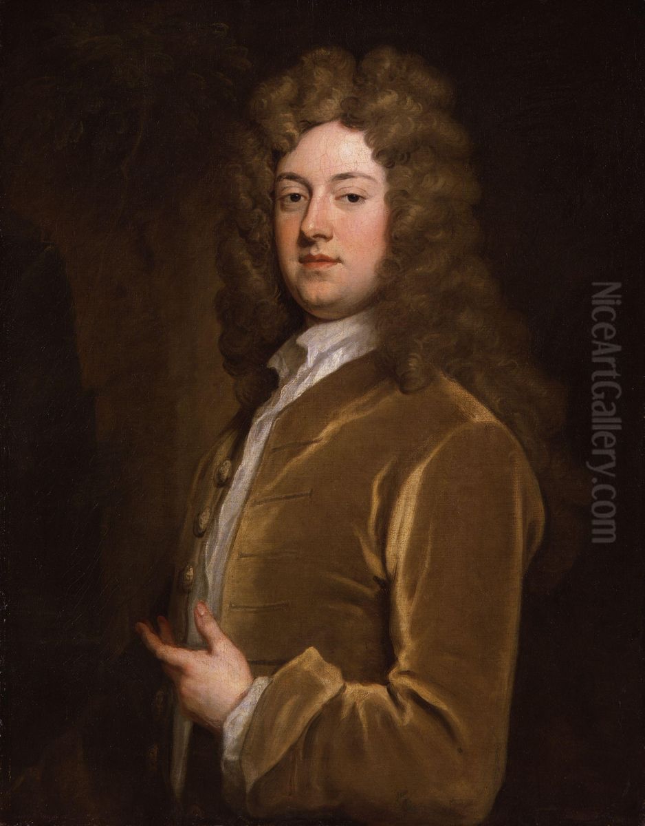 Edmund Dunch Oil Painting by Godfrey Kneller