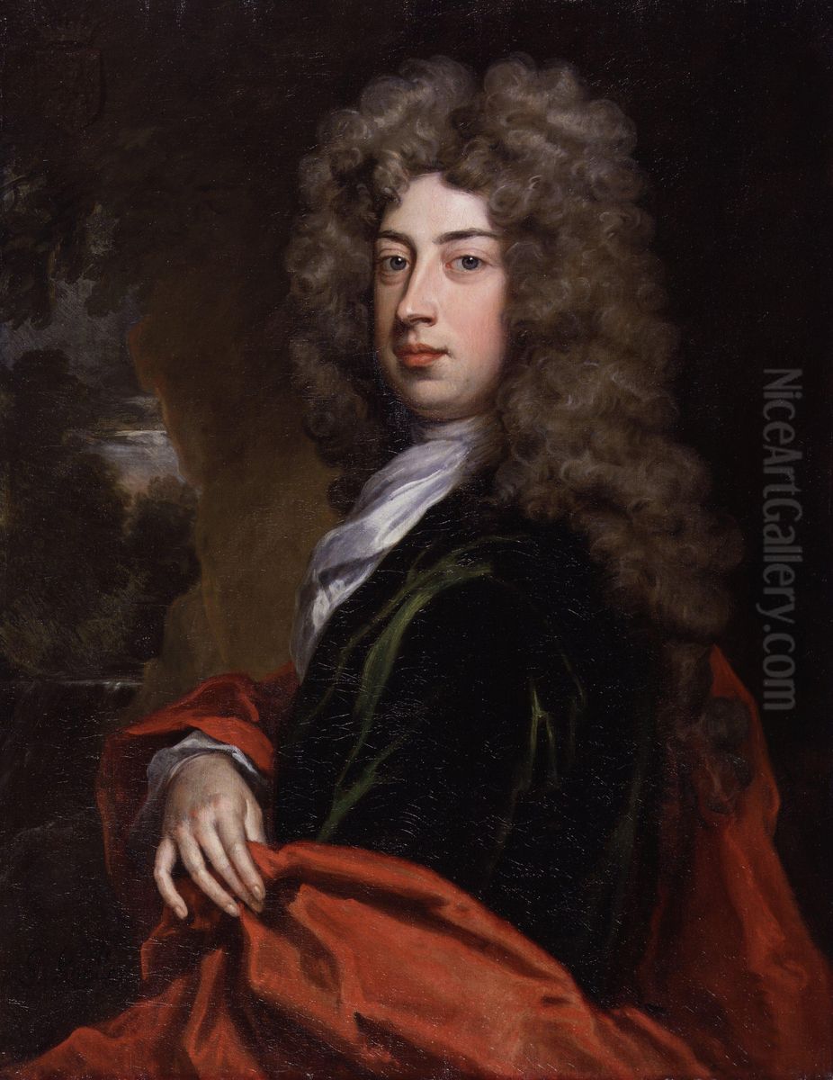 Algernon Capel, 2nd Earl of Essex Oil Painting by Godfrey Kneller