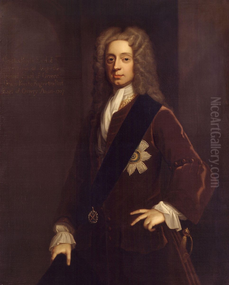 Charles Boyle, 4th Earl of Orrery Oil Painting by Charles Jervas