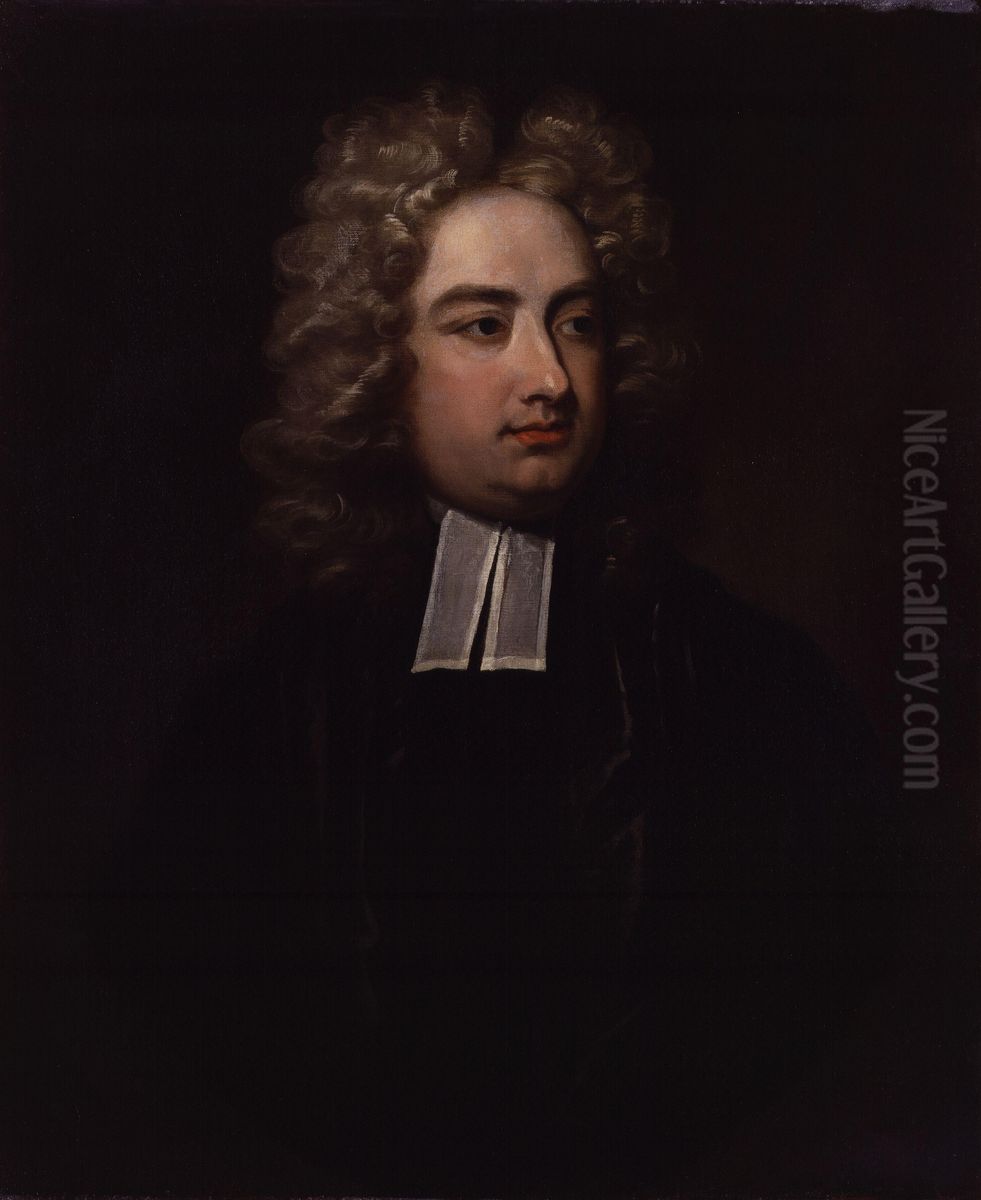 Jonathan Swift Oil Painting by Charles Jervas
