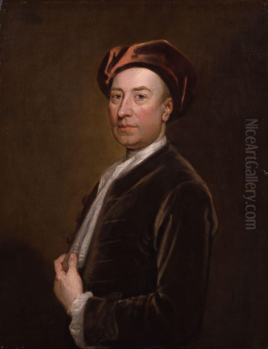 Thomas Hopkins Oil Painting by Godfrey Kneller