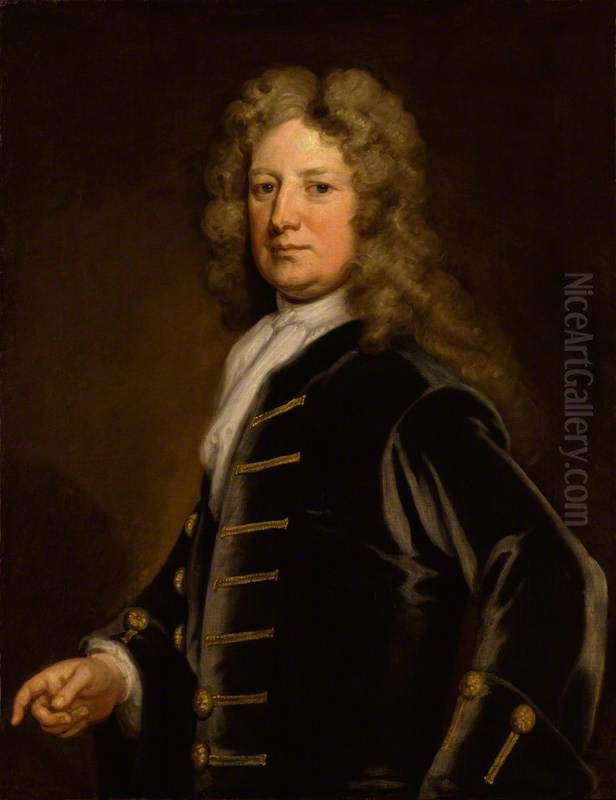Thomas Wharton, 1st Marquess of Wharton Oil Painting by Godfrey Kneller