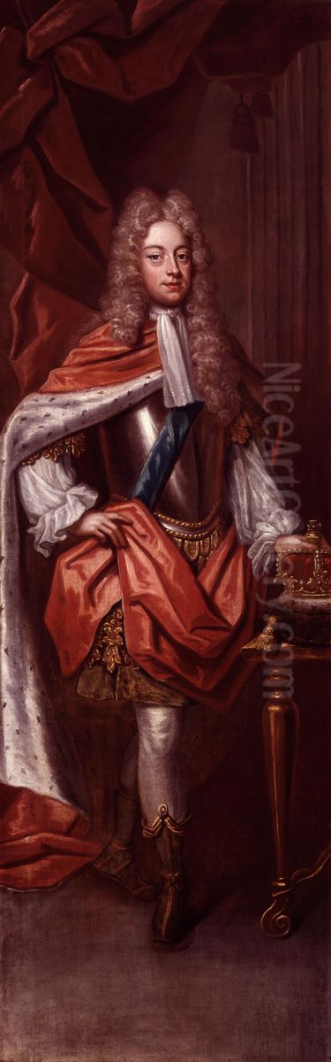 King George II Oil Painting by Godfrey Kneller