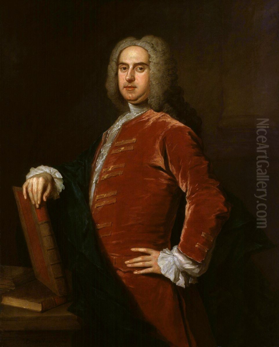 Nathaniel Hooke Oil Painting by Bartholomew Dandridge