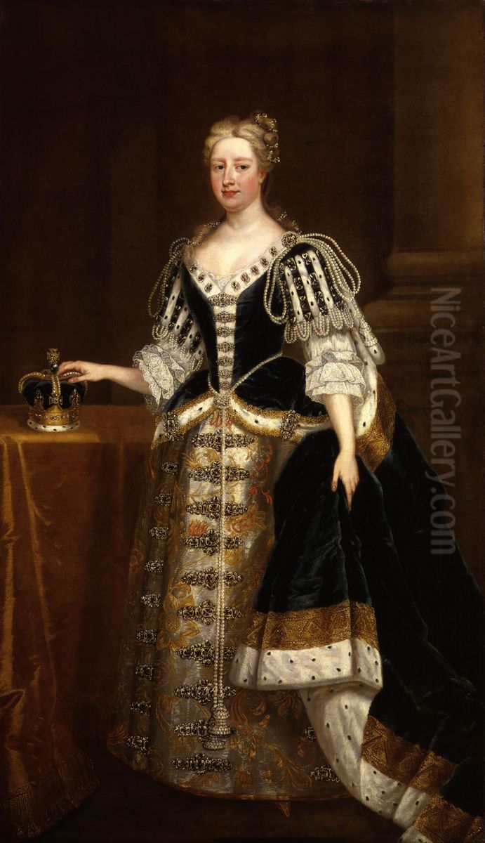 Caroline of Ansbach Oil Painting by Charles Jervas