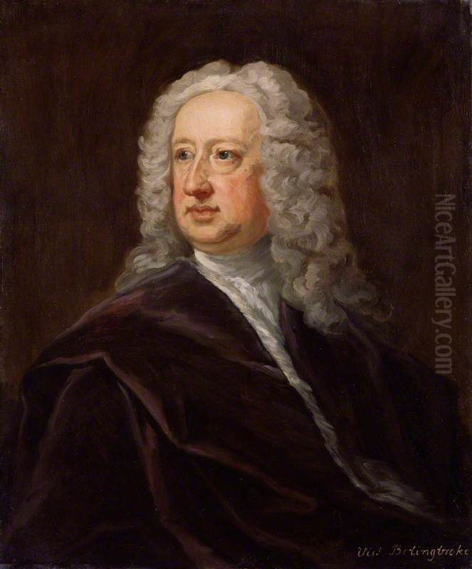 Henry St John, 1st Viscount Bolingbroke Oil Painting by Jonathan Richardson
