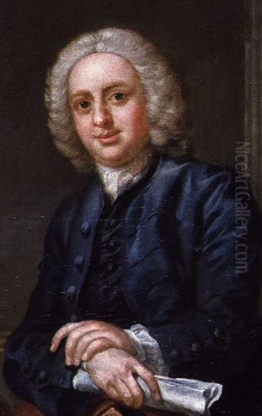 Maurice Greene; John Hoadly Oil Painting by Francis Hayman