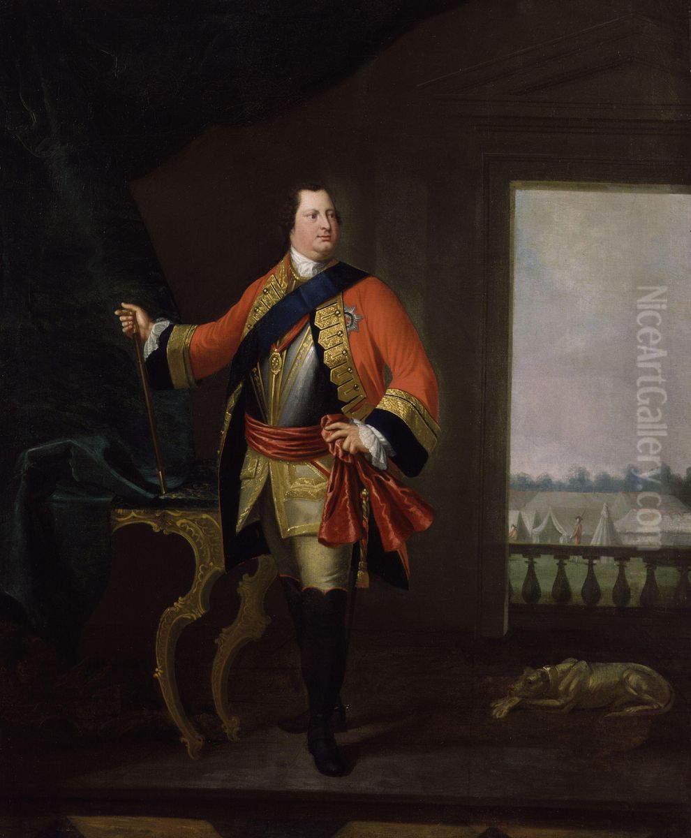 William Augustus, Duke of Cumberland (copy after an original of c.1748-1749) Oil Painting by David Morier