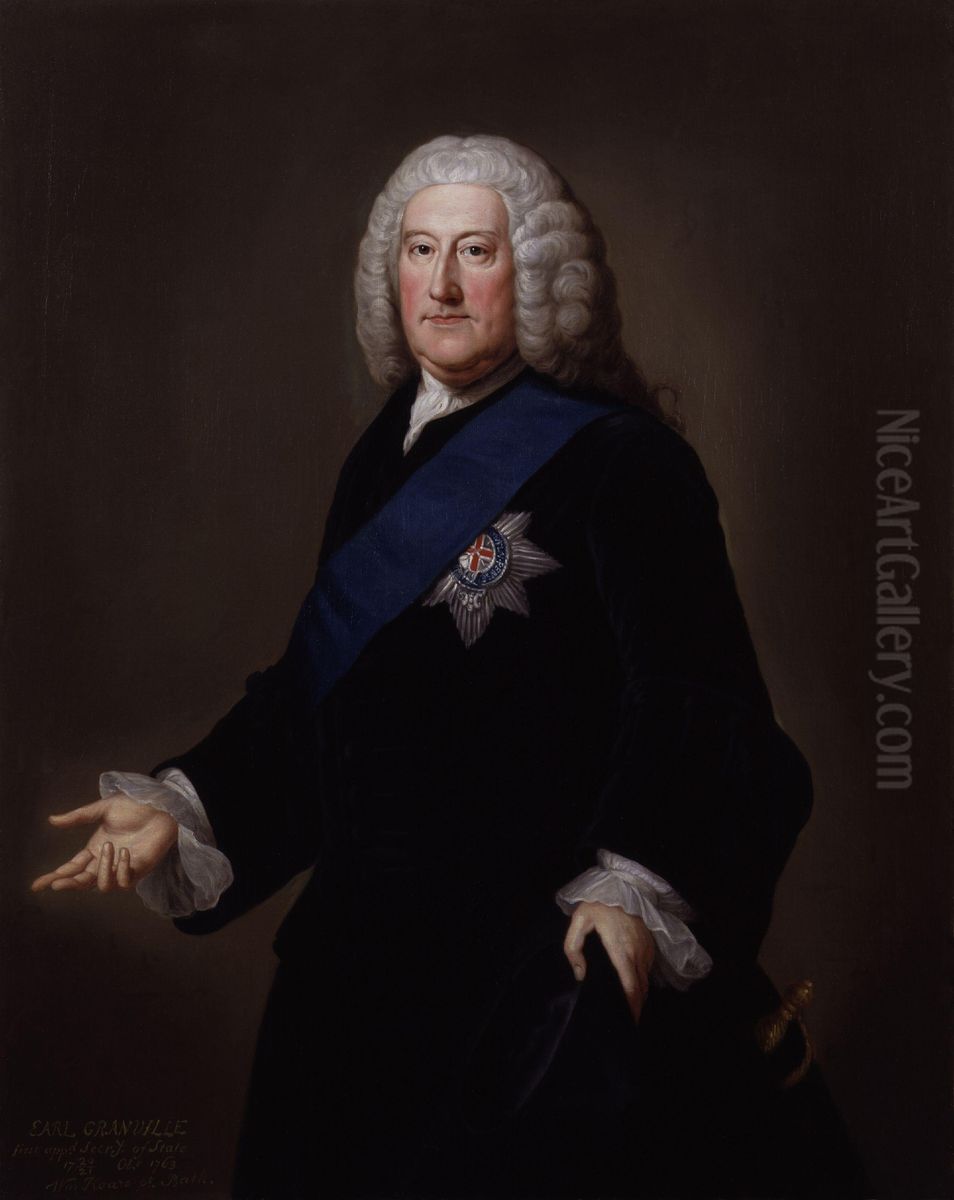 John Carteret, 2nd Earl Granville Oil Painting by William Hoare