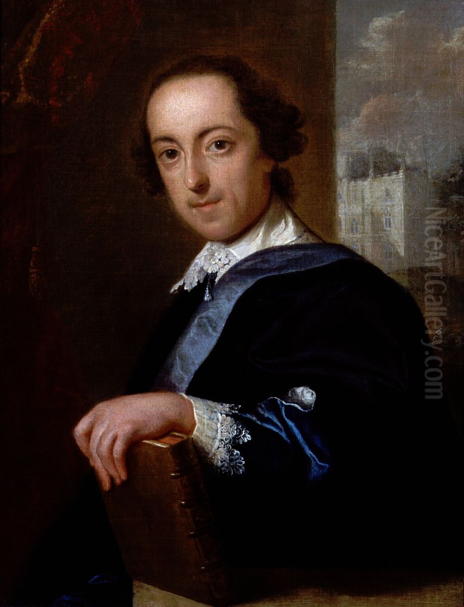 Horace Walpole Oil Painting by Eccardt, John Giles
