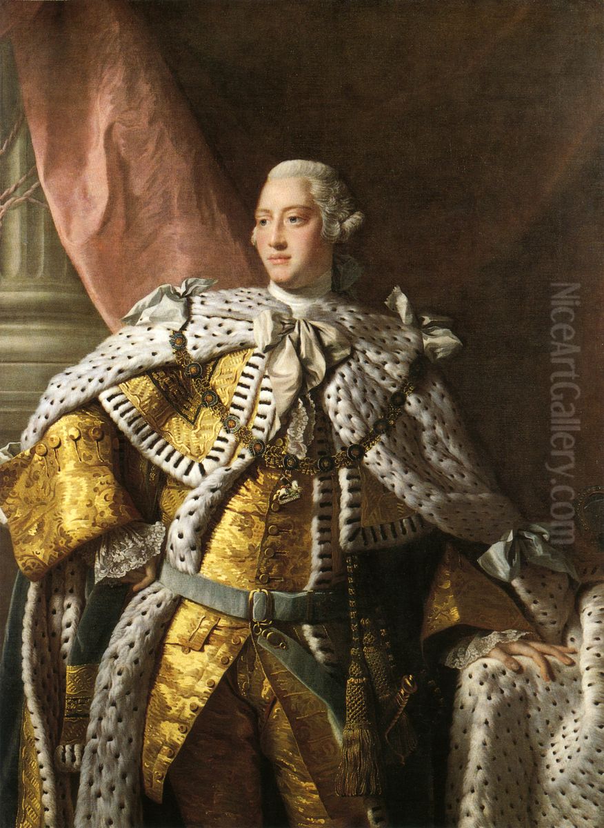 King George III Oil Painting by Allan Ramsay