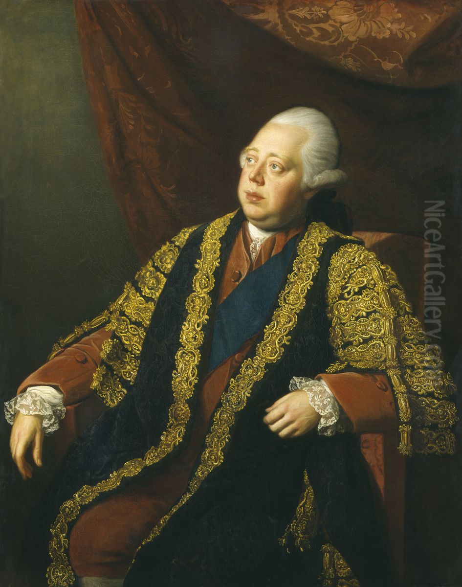 Frederick North, 2nd Earl of Guilford Oil Painting by Nathaniel Dance-Holland