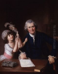 Christopher Anstey with his daughter