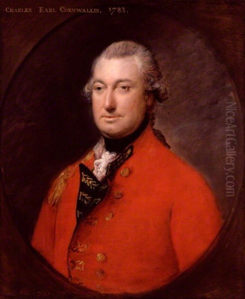 Charles Cornwallis, 1st Marquess Cornwallis Oil Painting by Thomas Gainsborough
