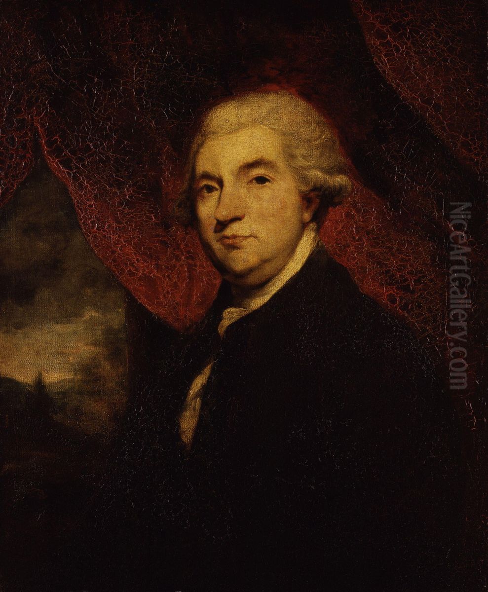 Portrait of James Boswell (1740-1795) Oil Painting by Of Sir Joshua Reynolds