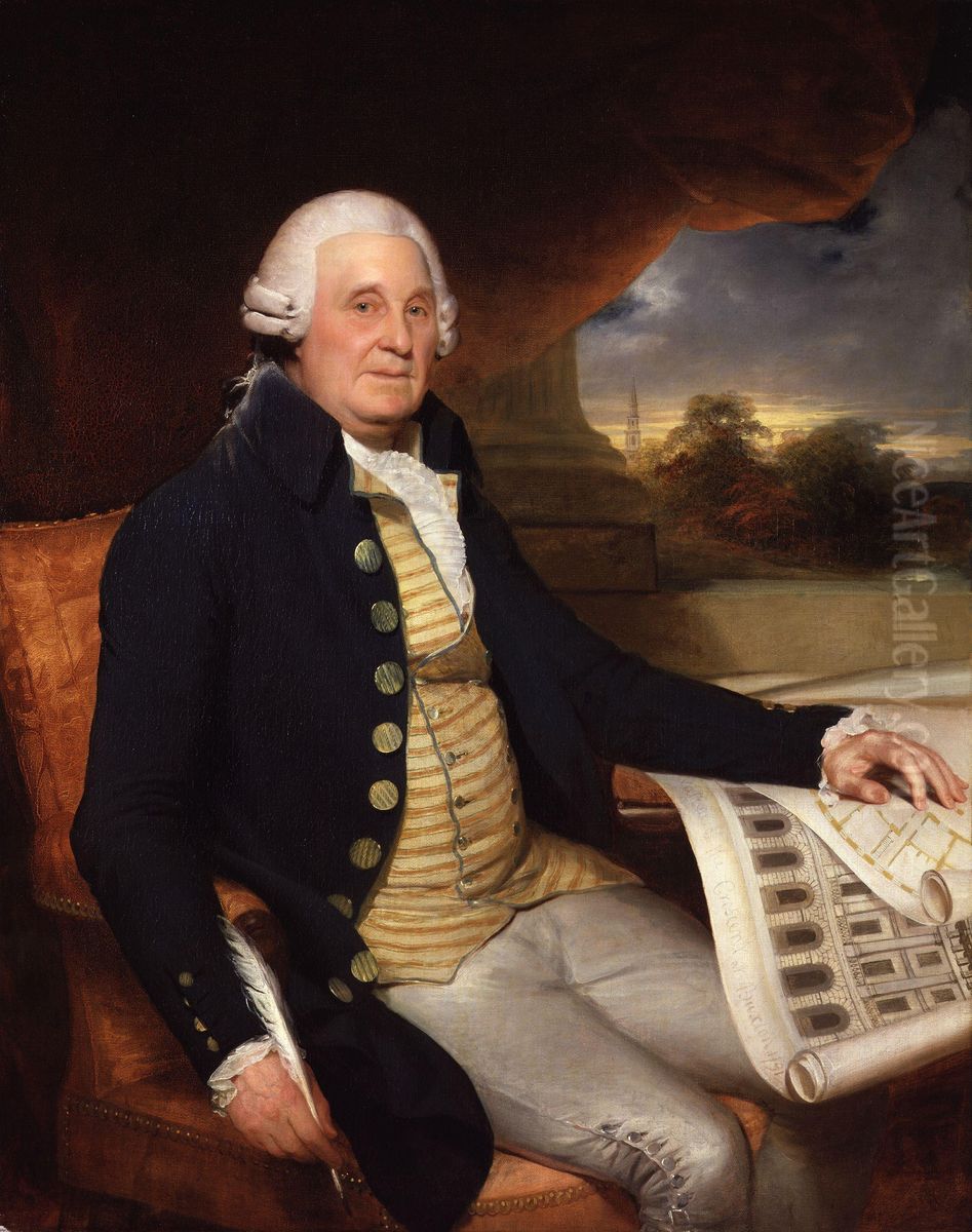 Portrait of John Carr (1723-1807), British architect Oil Painting by William Beechey