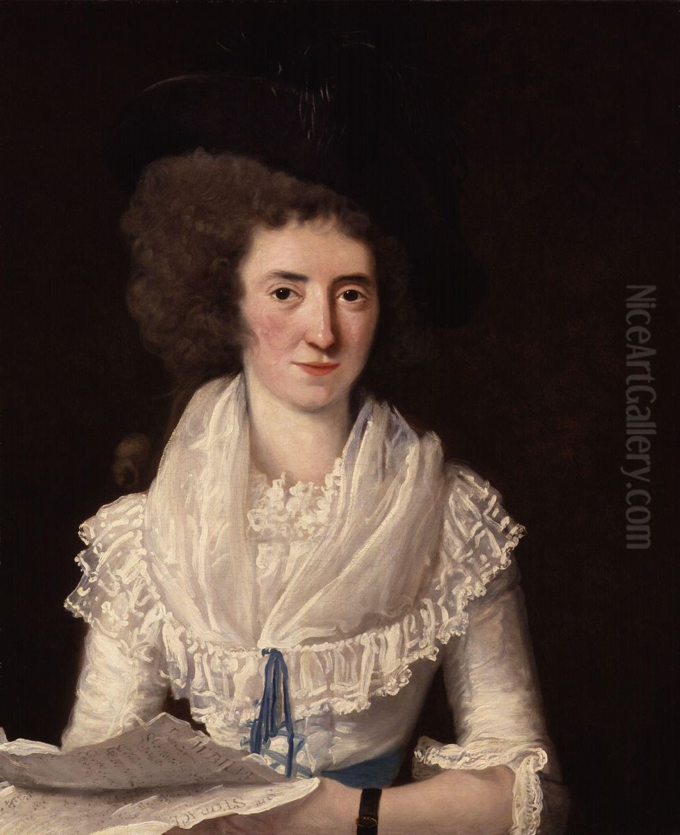 Anna Selina Storace Oil Painting by Benjamin Vandergucht