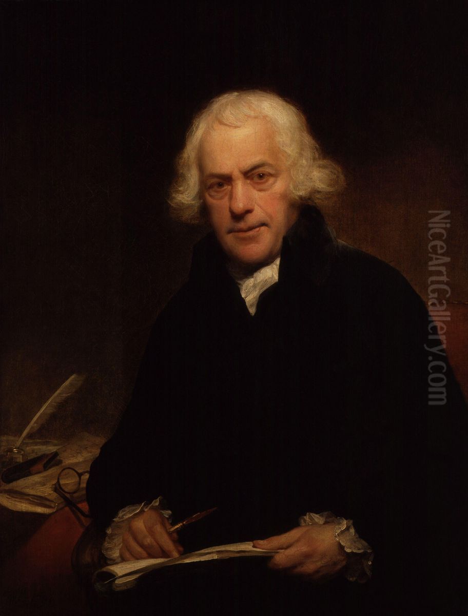 Thomas Sandby Oil Painting by William Beechey