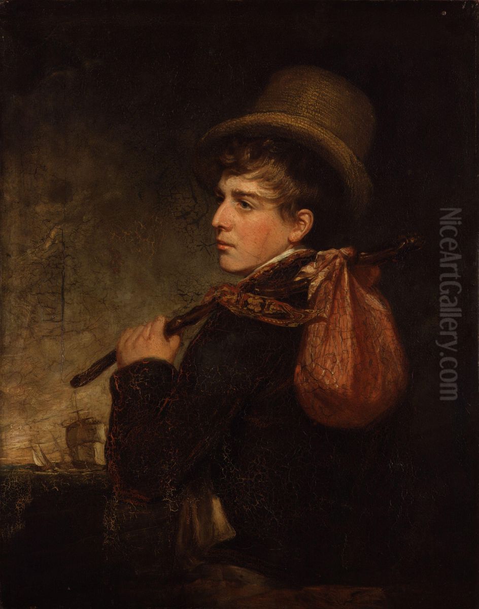 Thomas Goff Lupton Oil Painting by George Clint