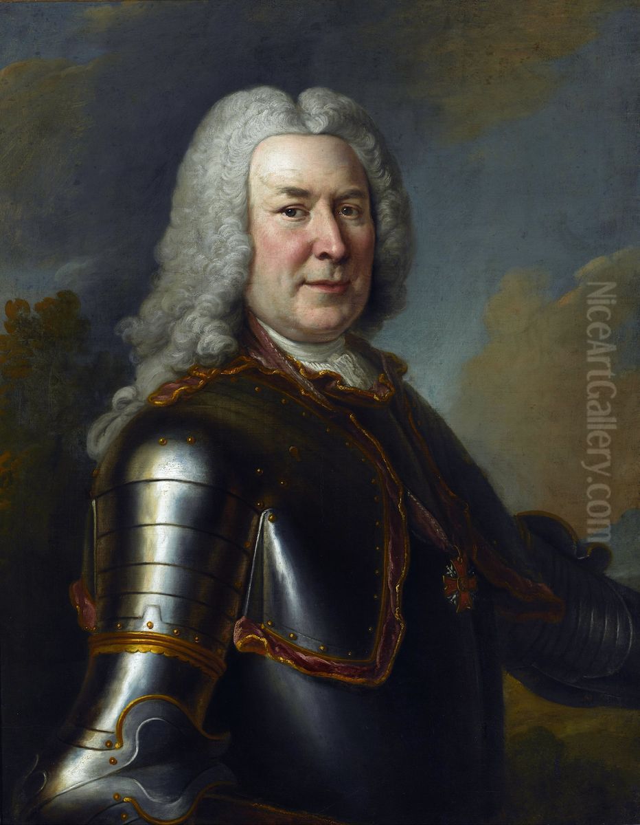 Portrait of Michal Fryderyk Czartoryski. Oil Painting by Louis de Silvestre