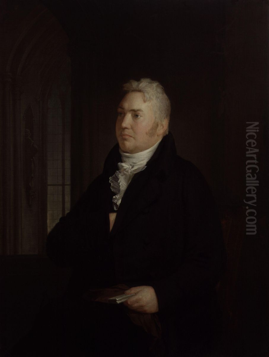 Samuel Taylor Coleridge Oil Painting by Washington Allston