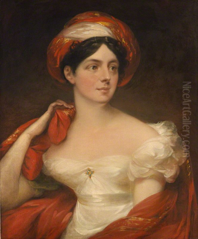 Mary English (1789-1846), Nee Ballard, Later Greenup Oil Painting by William Armfield Hobday