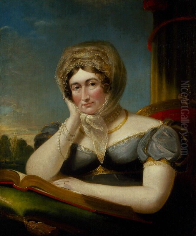 Caroline Amelia Elizabeth of Brunswick Oil Painting by James Lonsdale