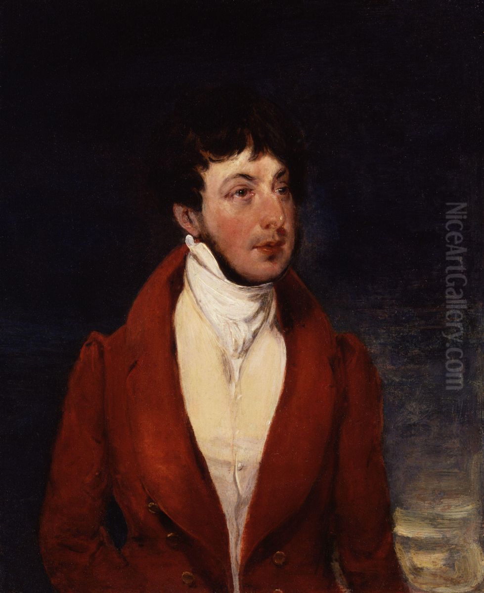 George Osbaldeston Oil Painting by Francis Grant