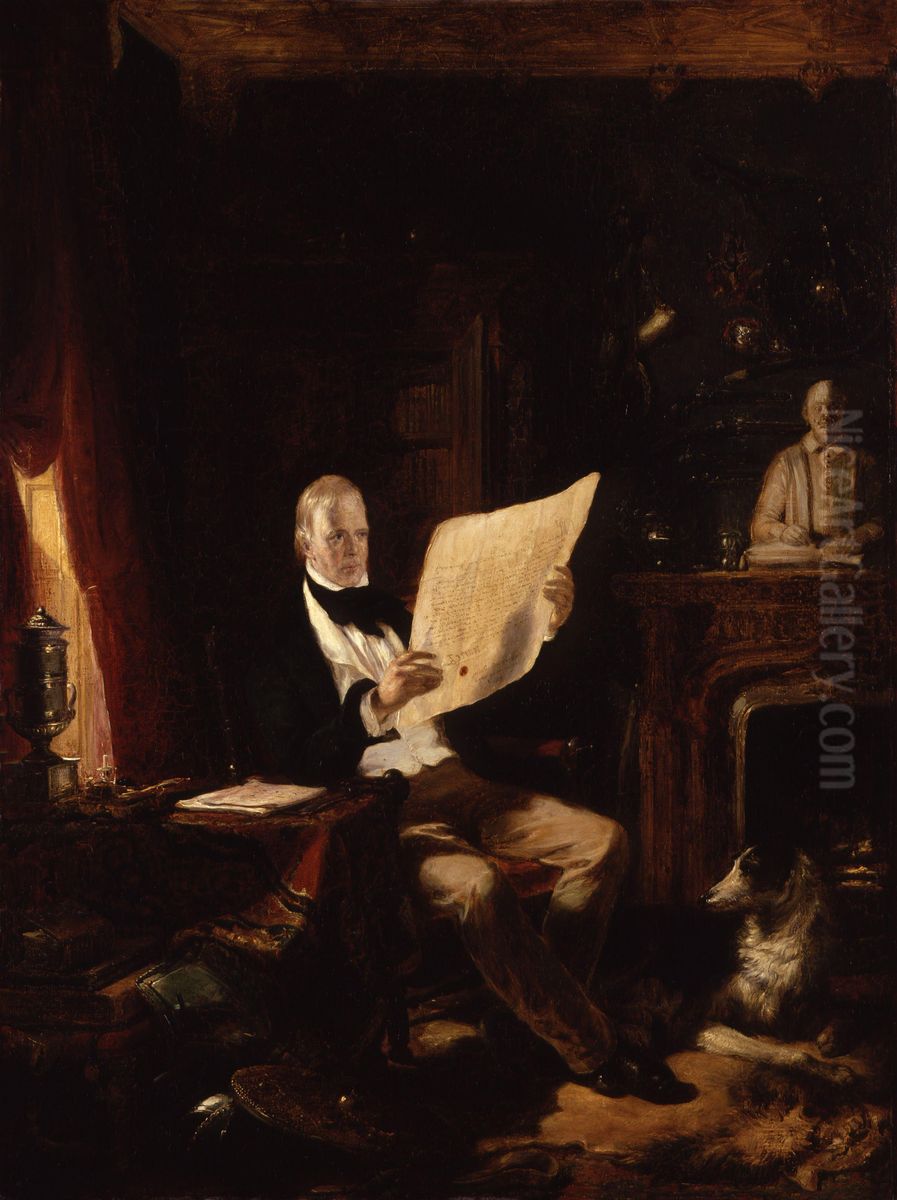 Sir Walter Scott, 1st Bt Oil Painting by William Allan