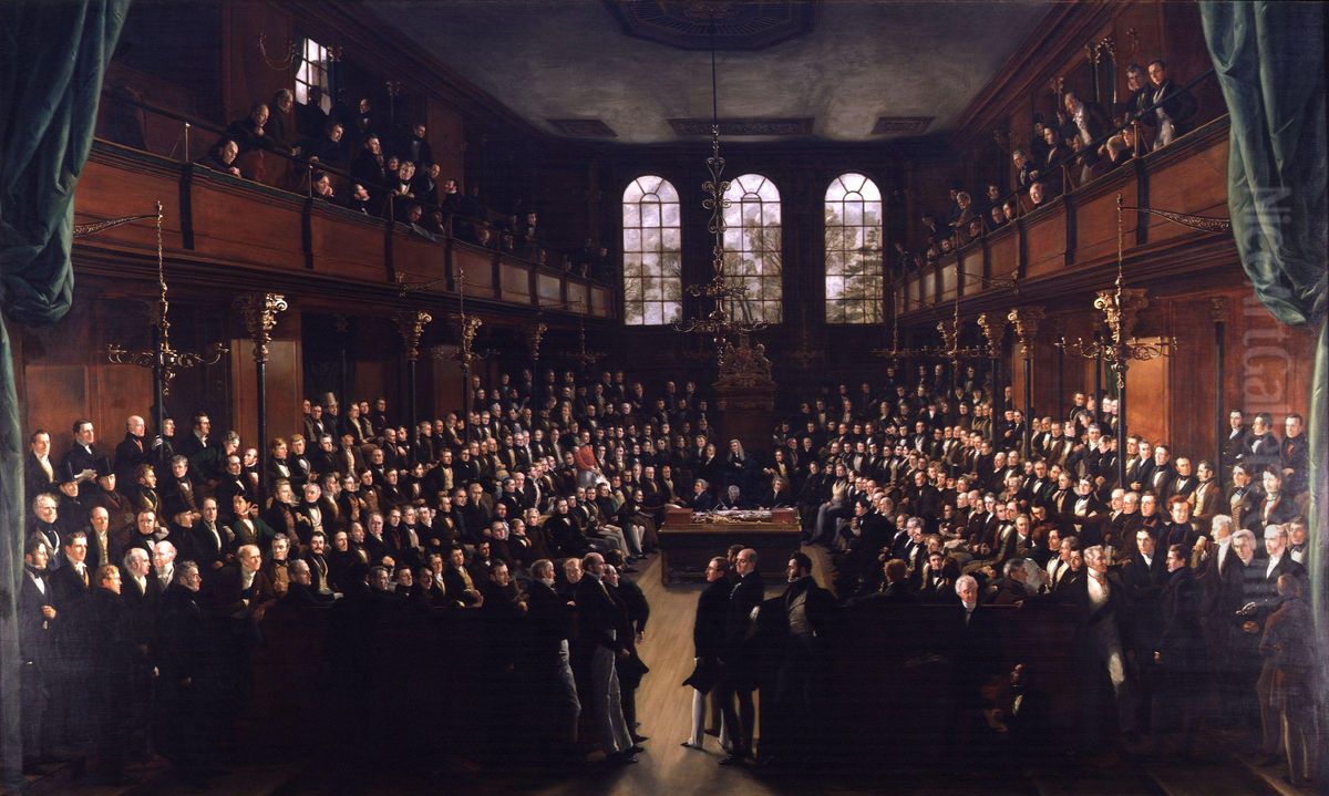 The House of Commons, 1833 Oil Painting by George Hayter