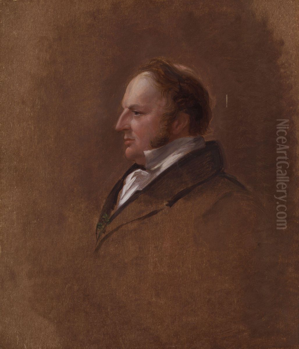 Sir Robert Harry Inglis, 2nd Bt Oil Painting by George Hayter