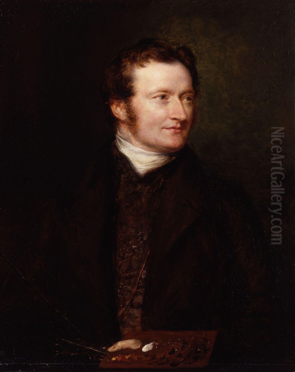 William Mulready Oil Painting by John Linnell