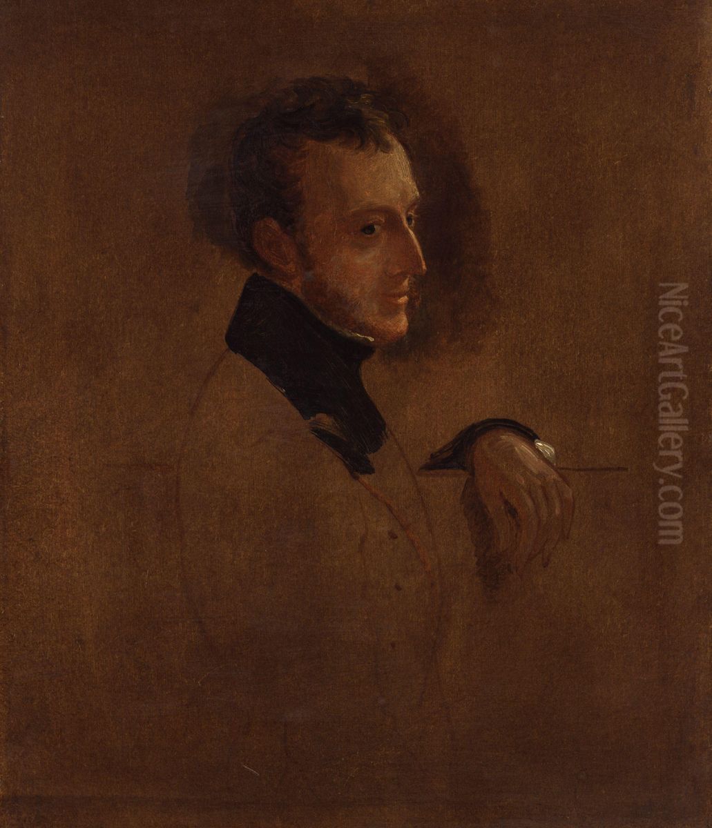 Charles Wood, 1st Viscount Halifax Oil Painting by George Hayter
