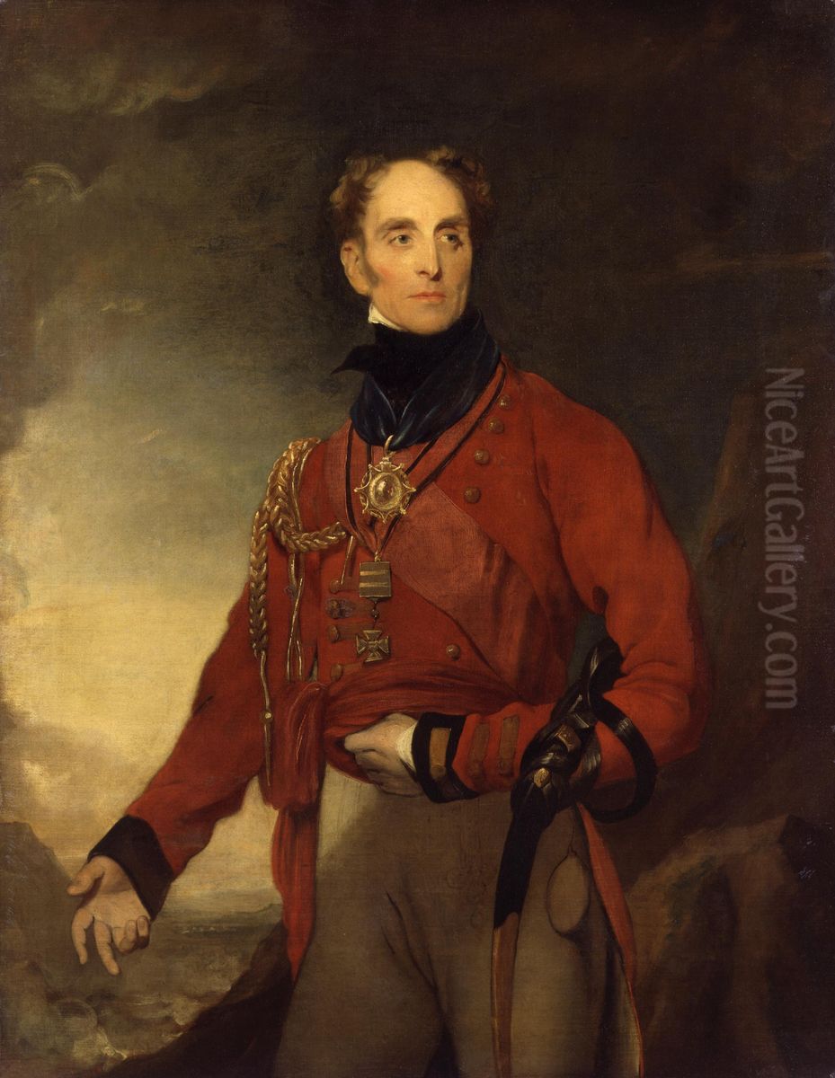 Sir Galbraith Lowry Cole Oil Painting by William Dyce