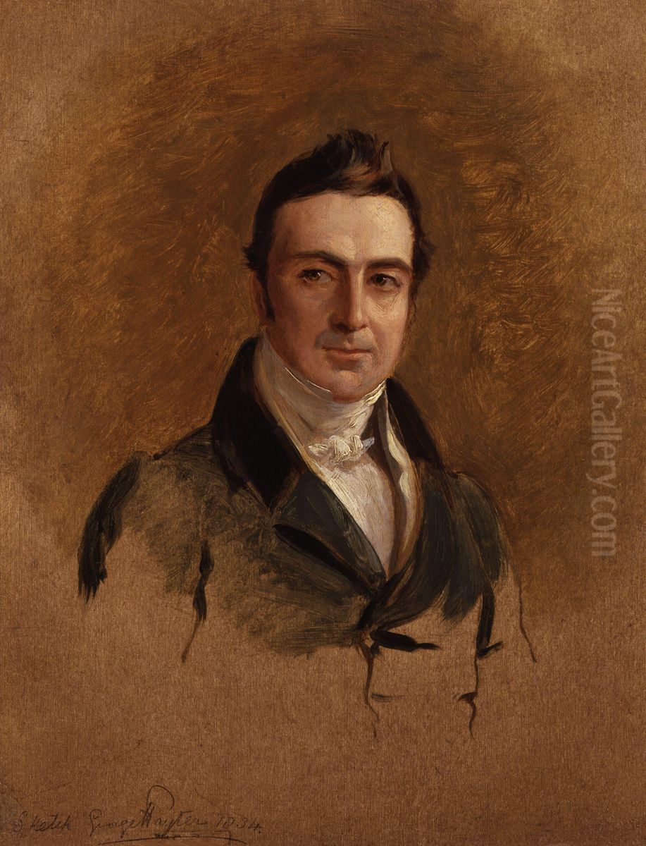 Sir George Elliot Oil Painting by George Hayter