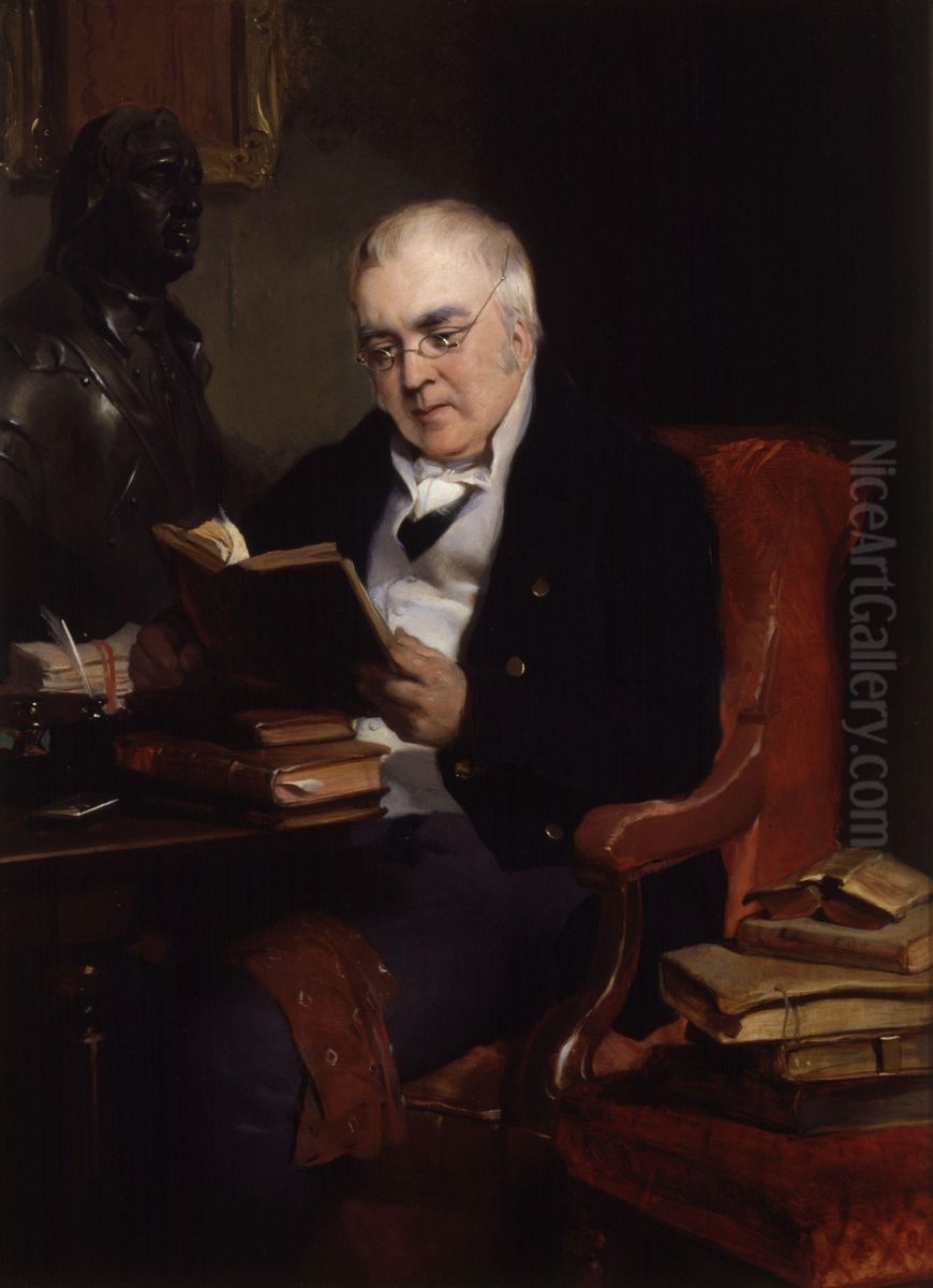 Portrait of John Allen Oil Painting by Sir Edwin Henry Landseer