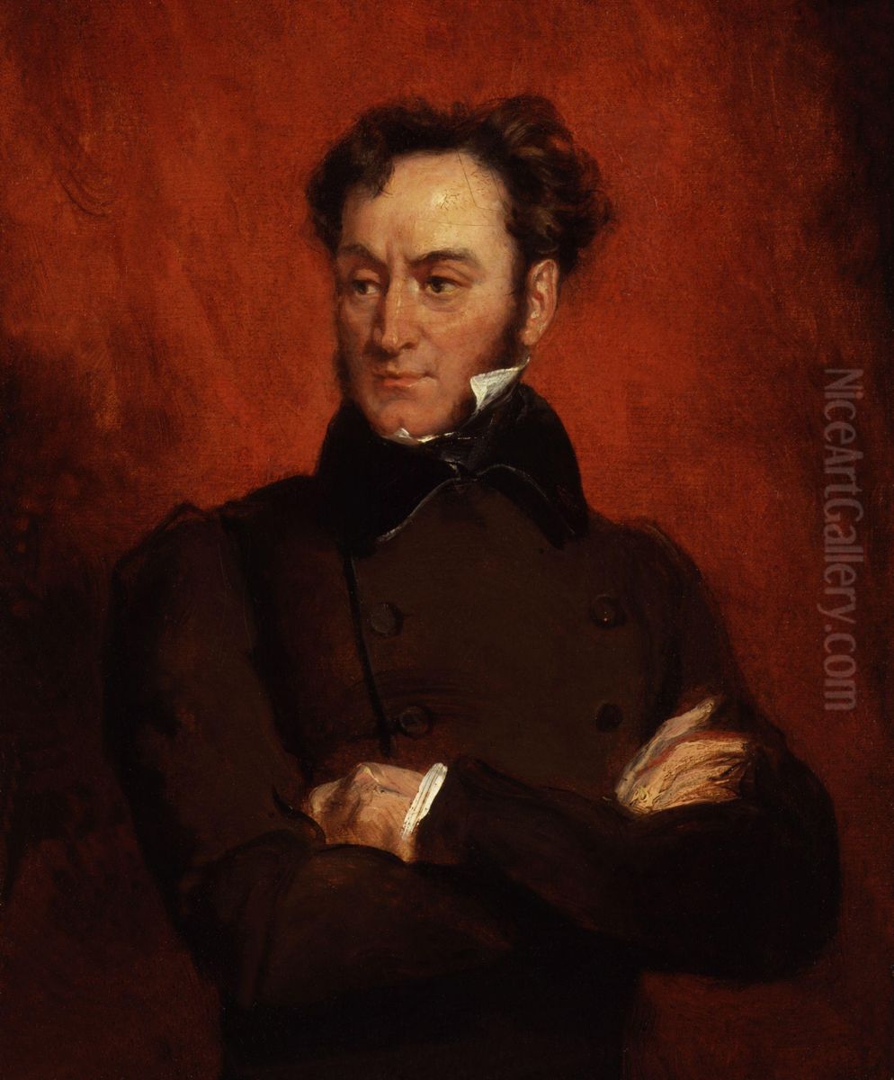 Robert Trewick Bone Oil Painting by John Partridge