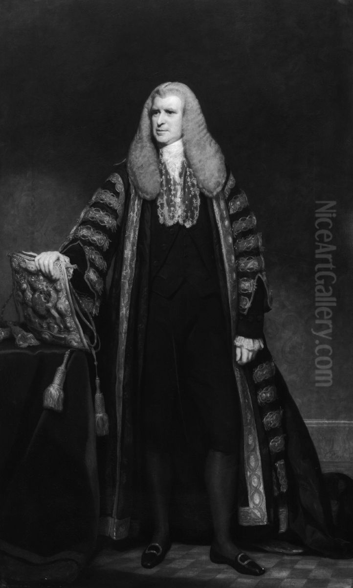 Portrait ofJohn Singleton Copley, Baron Lyndhurst(1772-1863) Oil Painting by Thomas Phillips