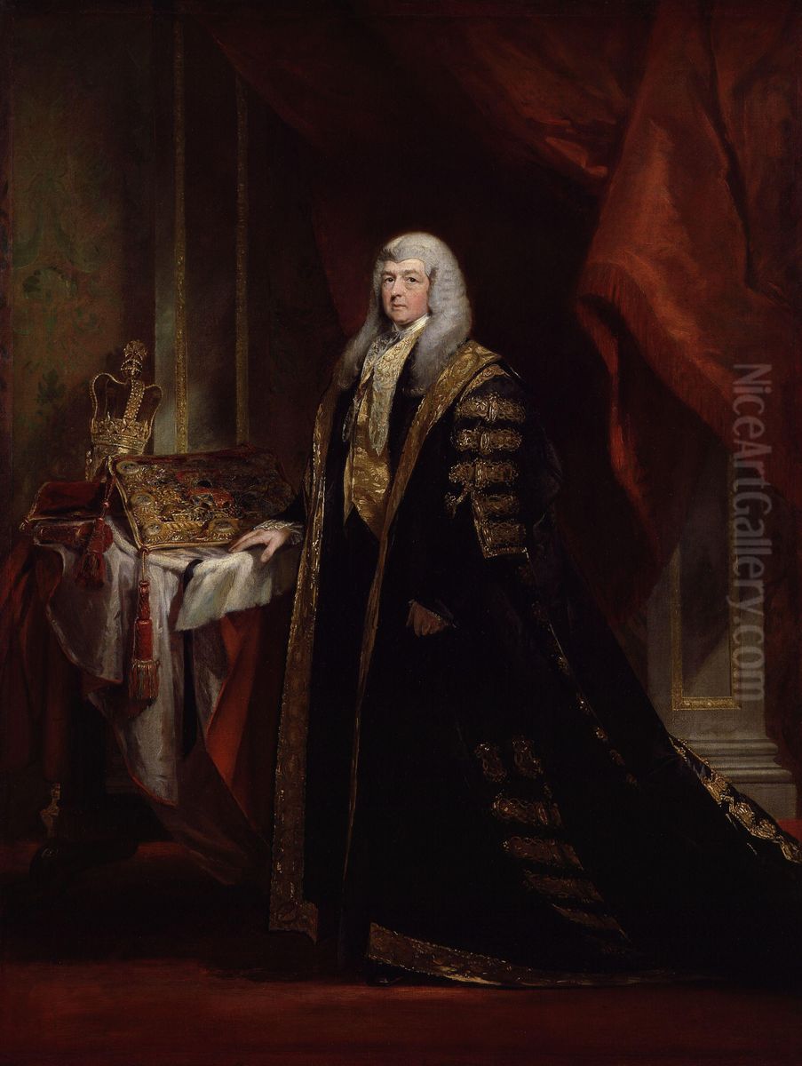 Portrait ofCharles Pepys, 1st Earl of Cottenham(1781-1851) Oil Painting by Charles Robert Leslie
