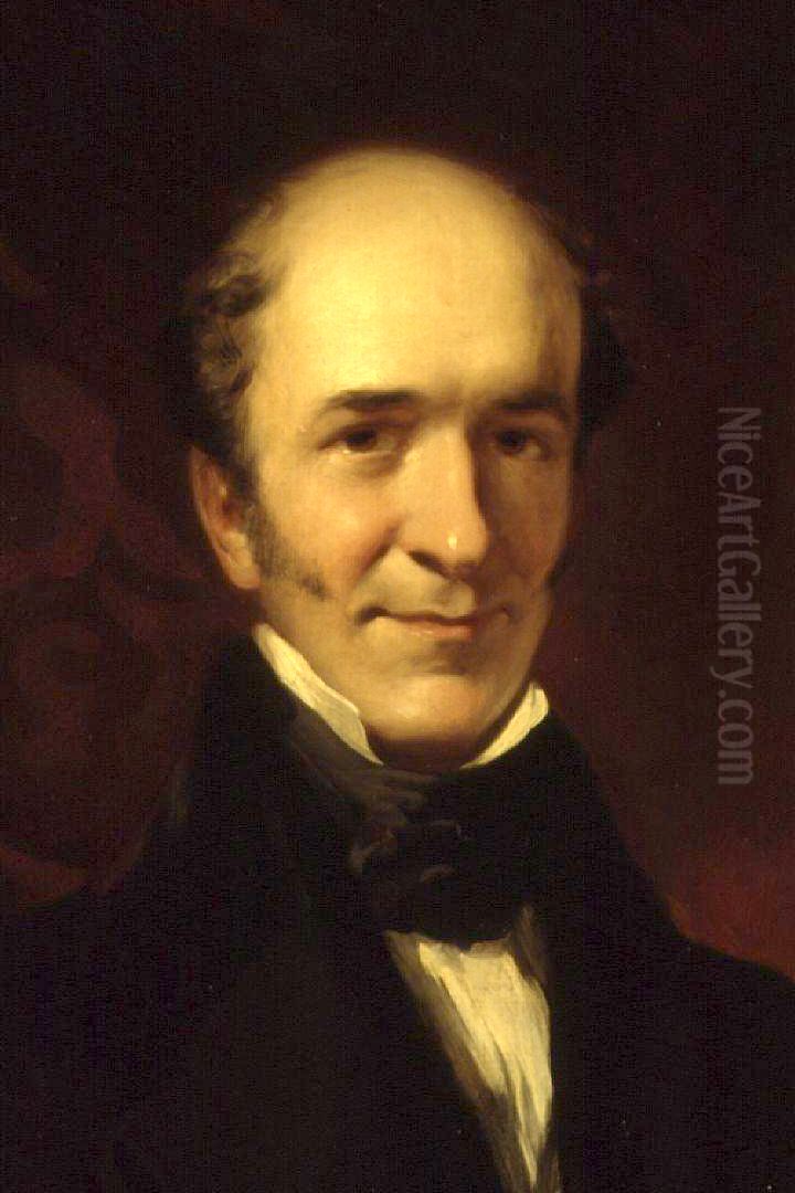 John Ramsay McCulloch Oil Painting by Daniel Macnee