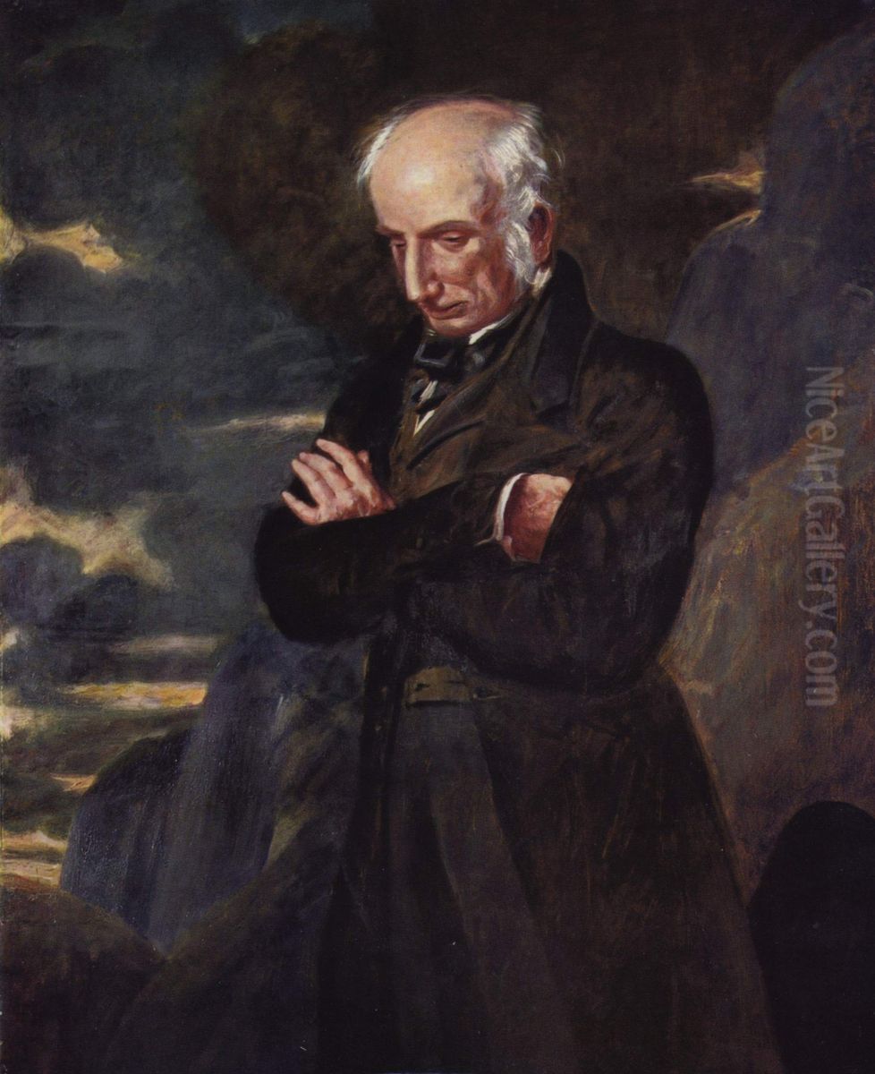 William Wordsworth Oil Painting by Benjamin Haydon