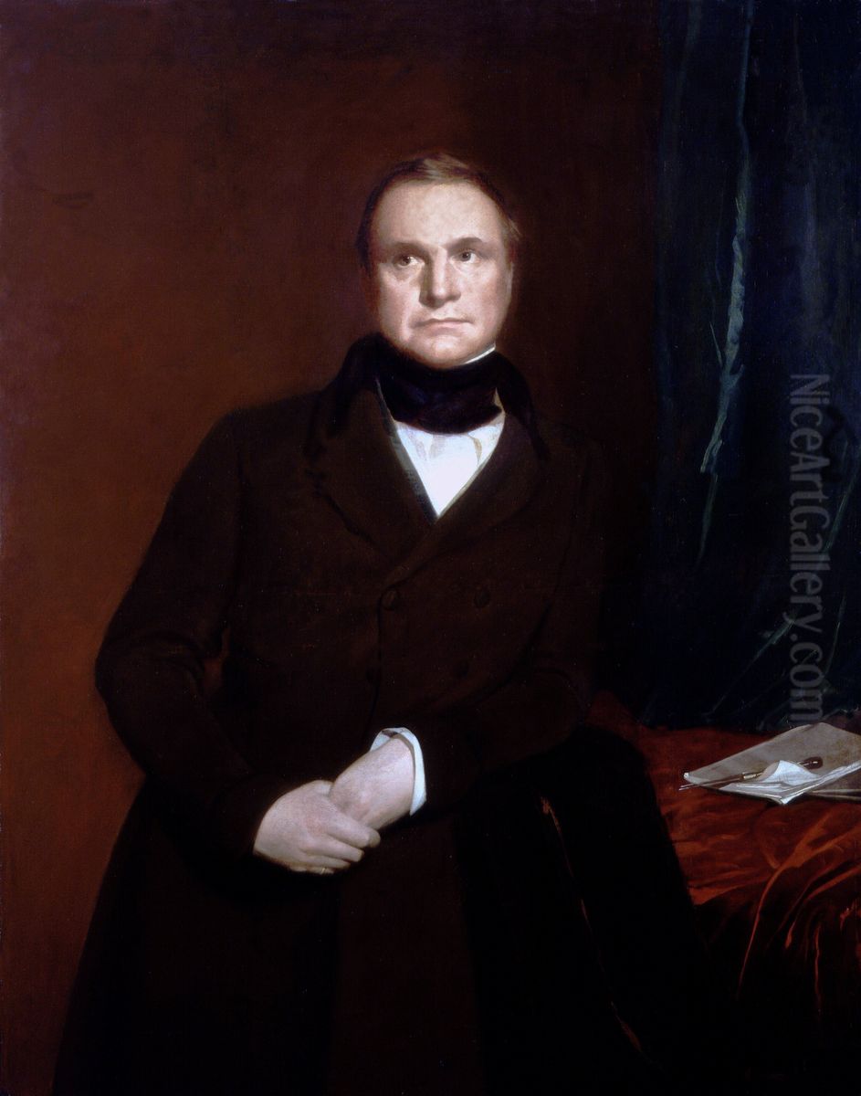 Charles Babbage Oil Painting by Samuel Laurence